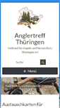 Mobile Screenshot of anglertreff-thueringen.de
